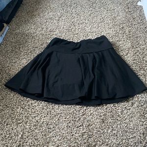 Amazon Black Athletic Skirt with Shorts Underneath and Pockets and Both Sides